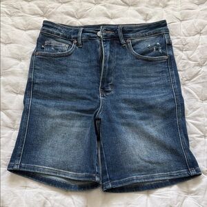 Judy Blue Women's Dark Blue Jean Shorts